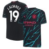 Maillot de Supporter Manchester City J. Alvarez 19 Troisième 2023-24 Pour Homme